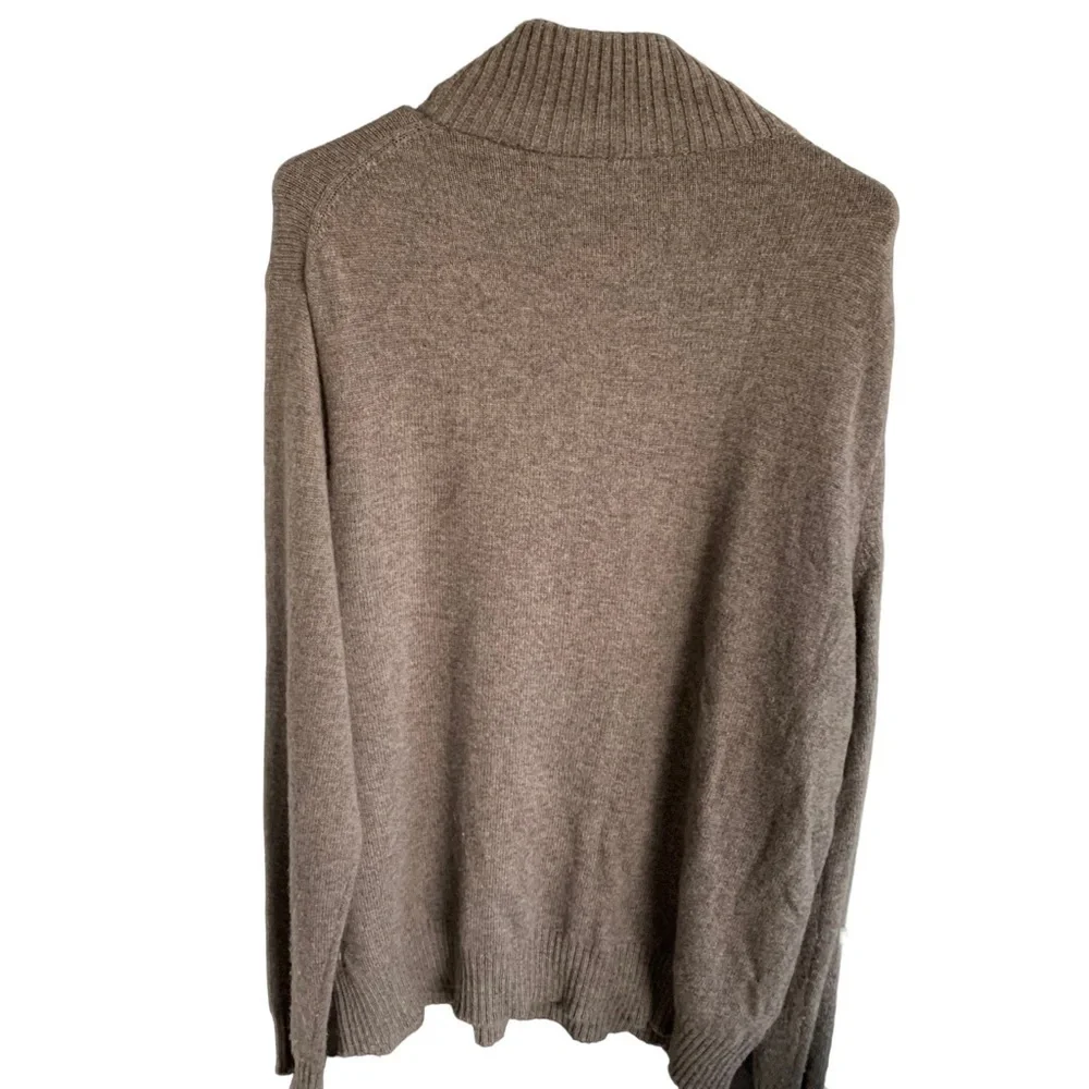 Men’s J. Crew Mercantile Sweater 1/2 Zip Ribbed Mock Neck Size Large style J7417